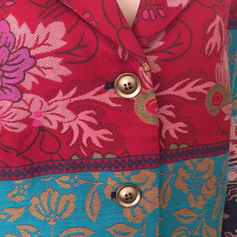 Coldwater woven tapestry blazer